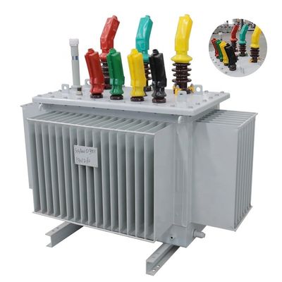 Transformador de distribución de energía de 6 kV 11 kV con aceite eléctrico inmerso y lleno para tres fases