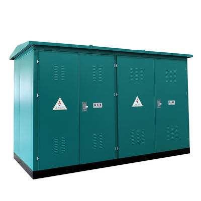 Subestación de transformadores de paquete compacto de 3 fases al aire libre 6.6KV 10KV 11KV 13.8KV