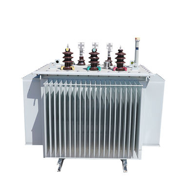 S11 Transformador sumergido en aceite para distribución de energía con un rango de 5 mva 34,5 kv 400v