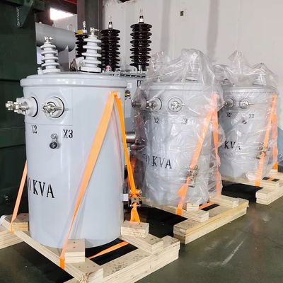 120V 240kV Transformador monofásico TOROIDAL lleno de aceite 5kva de 2 fases para montado en poste