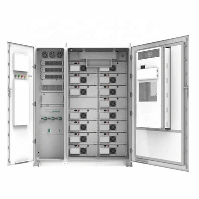 Cabinet de almacenamiento de energía de refrigeración líquida al aire libre 2500KG para alta potencia superior a 50 kWh